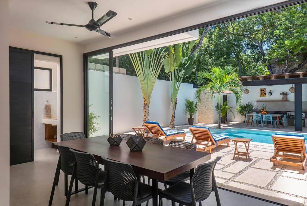 Wonderful Tropical Home 3Br, Garden, Private Pool. Tulum Exteriör bild