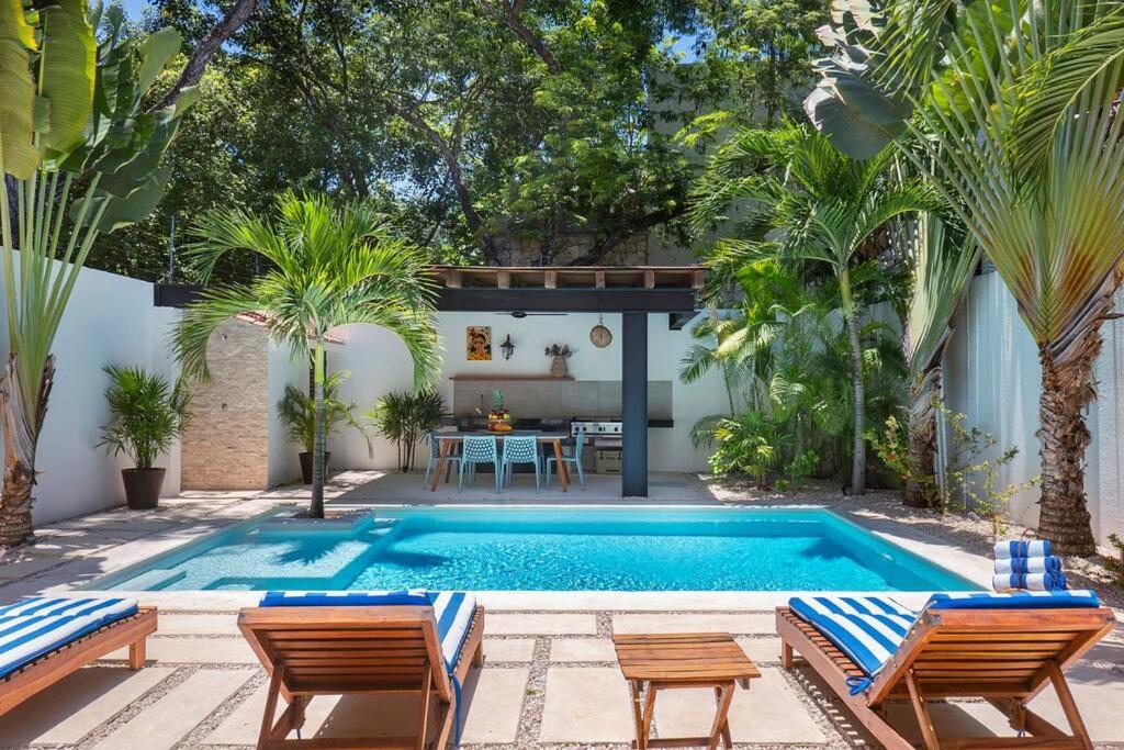 Wonderful Tropical Home 3Br, Garden, Private Pool. Tulum Exteriör bild